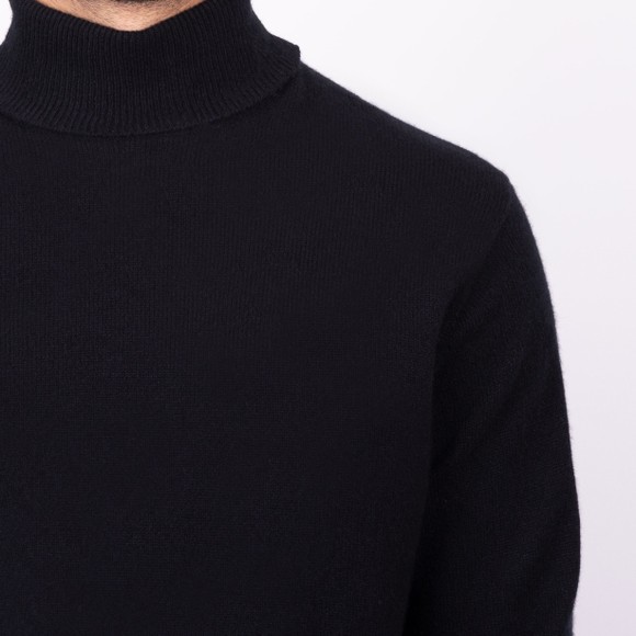 Pittari Mens Black Wye Turtle Neck Jumper main image
