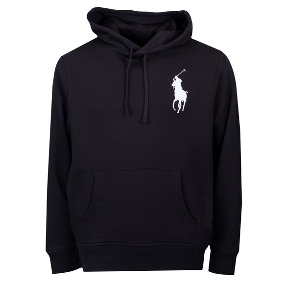 Polo Ralph Lauren Mens Black Big Pony Fleece Hoodie main image