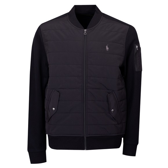 Polo Ralph Lauren Mens Black Hybrid Bomber Jacket main image