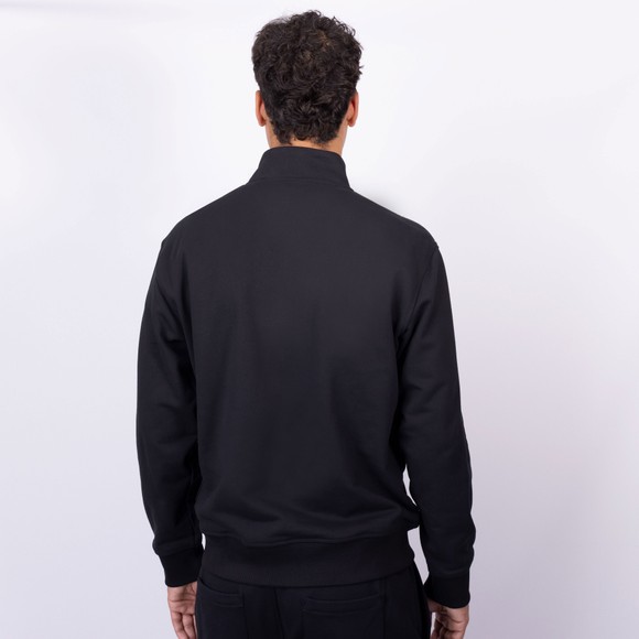 Moose Knuckles Mens Black Hartsfield 1/4 Zip Sweatshirt main image
