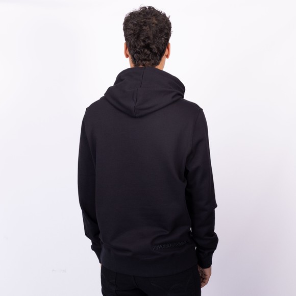 Psycho Bunny Mens Black Costello Embroidered Hoodie main image