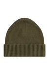 Tommy Hilfiger Mens Green Flag Pima Cotton Beanie