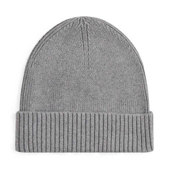 Tommy Hilfiger Mens Grey Flag Pima Cotton Beanie main image