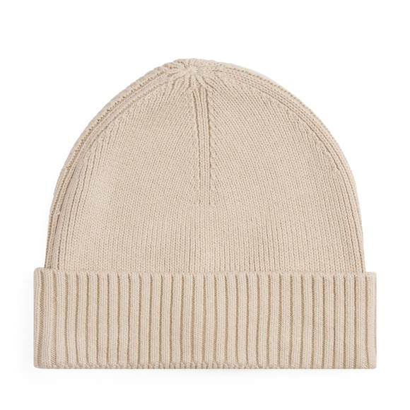 Tommy Hilfiger Mens Brown Flag Pima Cotton Beanie main image