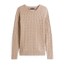 Classic Cotton Cable Crewneck Jumper