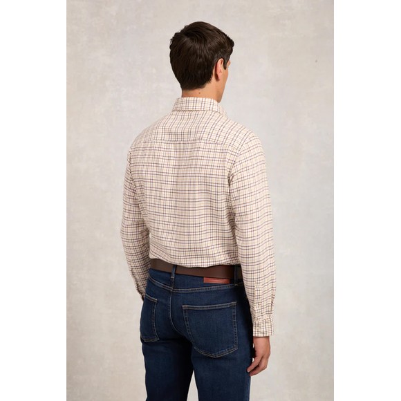 Holland Cooper Mens Beige Classic Button Down Shirt main image