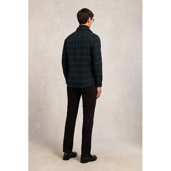 Holland Cooper Mens Black Classic Button Down Shirt main image