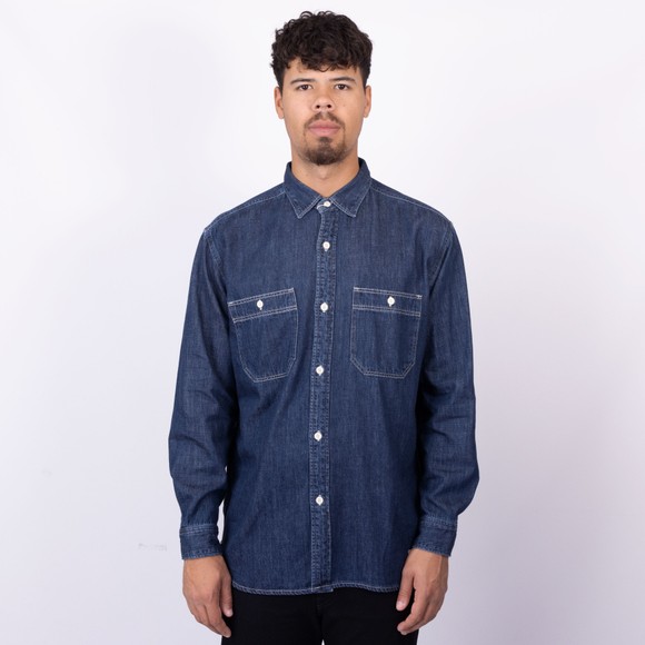 Edwin Mens Blue Denim Work Shirt main image