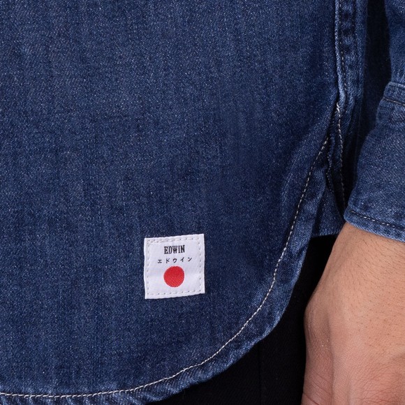 Edwin Mens Blue Denim Work Shirt main image