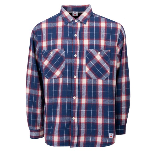 Edwin Mens Blue L/S Work Shirt main image
