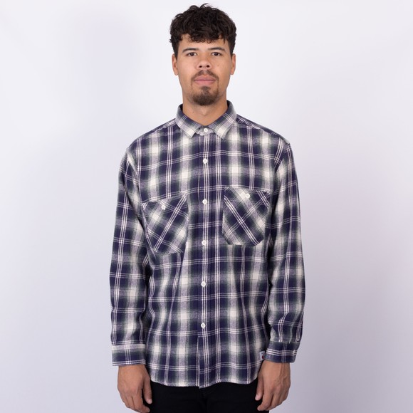 Edwin Mens Blue L/S Work Shirt main image