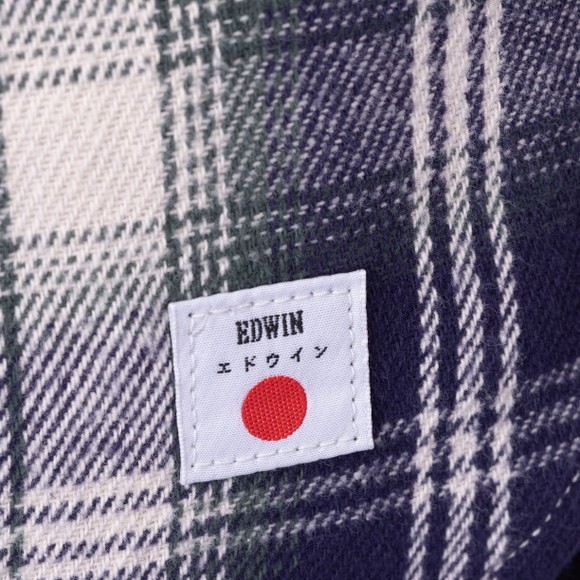 Edwin Mens Blue L/S Work Shirt main image