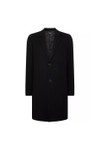 Remus Mens Black Kayden Overcoat