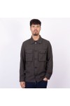 Pretty Green Mens Black Kilburn Overshirt