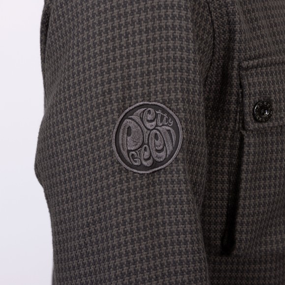 Pretty Green Mens Black Kilburn Overshirt main image