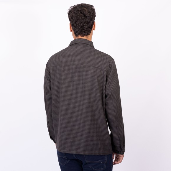 Pretty Green Mens Black Kilburn Overshirt main image