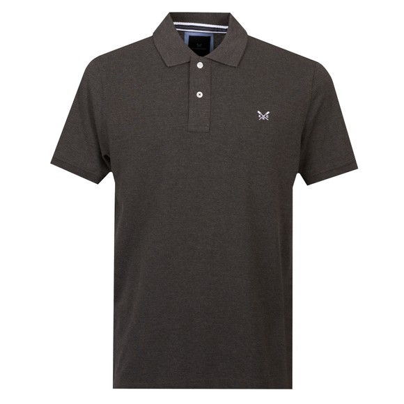 Crew Clothing Company Mens Grey Classic Pique Polo main image