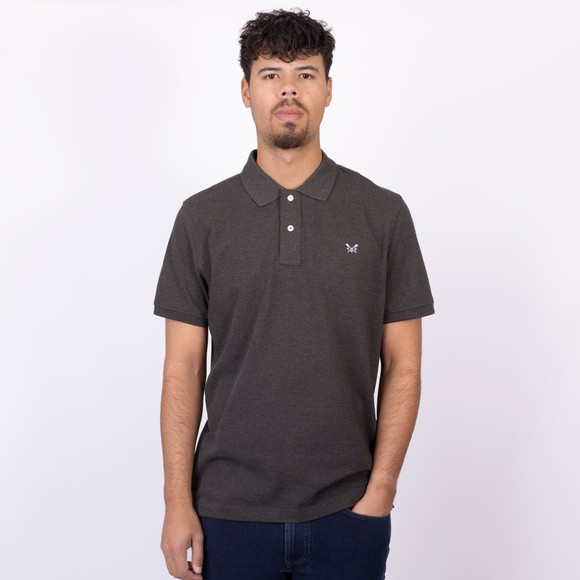 Crew Clothing Company Mens Grey Classic Pique Polo main image