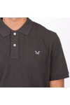 Crew Clothing Company Mens Grey Classic Pique Polo