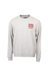 Replay Mens Grey Embroidered Logo Crew Neck Sweatshirt