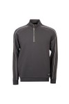 EA7 Emporio Armani Mens Grey Logo Series 1/2 Zip