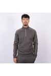 EA7 Emporio Armani Mens Grey Logo Series 1/2 Zip