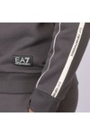 EA7 Emporio Armani Mens Grey Logo Series 1/2 Zip