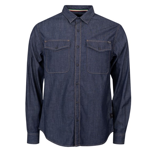 Replay Mens Blue Denim Shirt