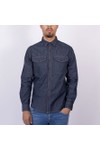 Replay Mens Blue Denim Shirt