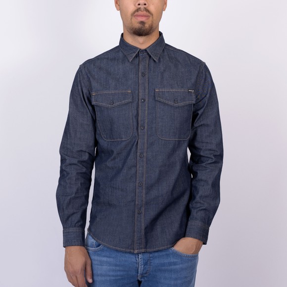 Replay Mens Blue Denim Shirt main image