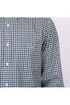Gant Mens Green Twill Gingham Shirt