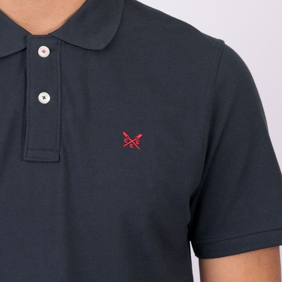 Crew Clothing Company Mens Blue Classic Pique Polo main image