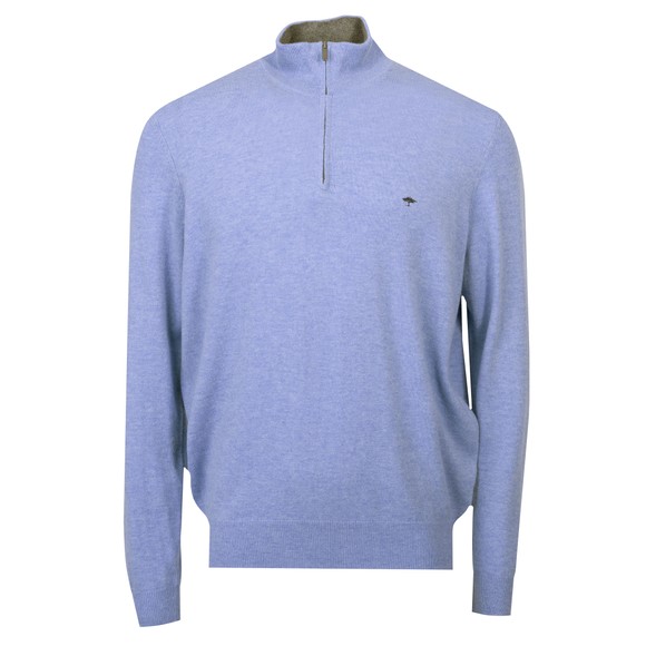 Troyer 1/4 Zip Merino Cashmere Jumper