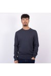 Crew Clothing Company Mens Blue Organic Cotton Crew Jumper
