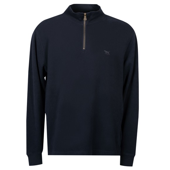 Rodd & Gunn Mens Blue Alton Ave Knitted Half Zip Jumper