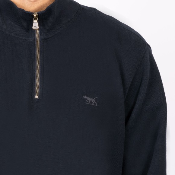 Rodd & Gunn Mens Blue Alton Ave Knitted Half Zip Jumper main image