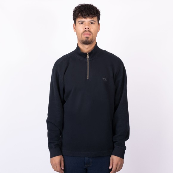 Rodd & Gunn Mens Blue Alton Ave Knitted Half Zip Jumper