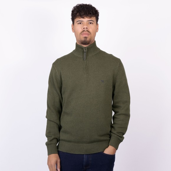 Rodd & Gunn Mens Green Merrick Bay Knit Jumper