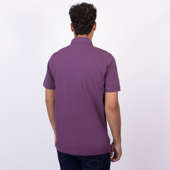 Crew Clothing Company Mens Purple Classic Pique Polo main image