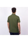 Crew Clothing Company Mens Green Classic Pique Polo