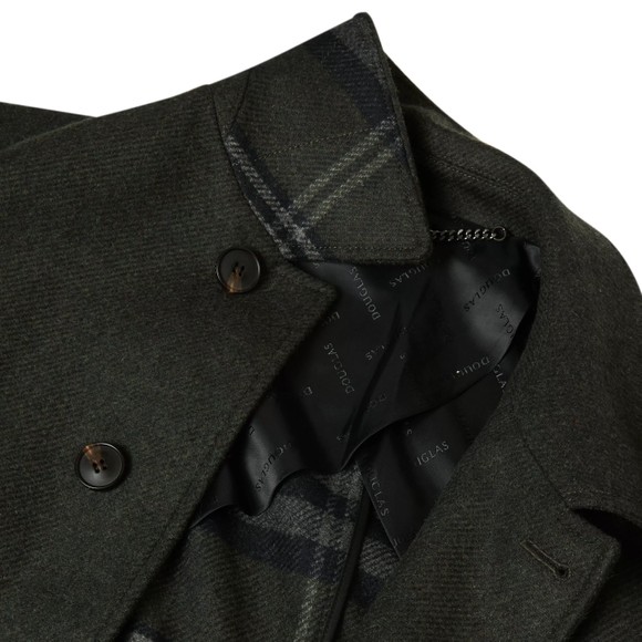 Douglas Mens Green Edwards Wool Coat main image