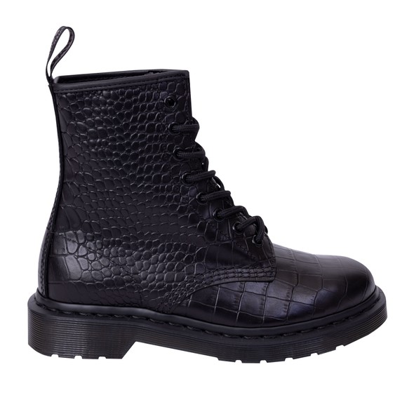 Dr. Martens Womens Black 1460 Croco Boot main image