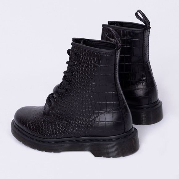 Dr. Martens Womens Black 1460 Croco Boot main image