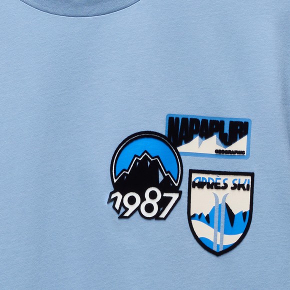 Napapijri Mens Blue S-Montepiana T-Shirt main image