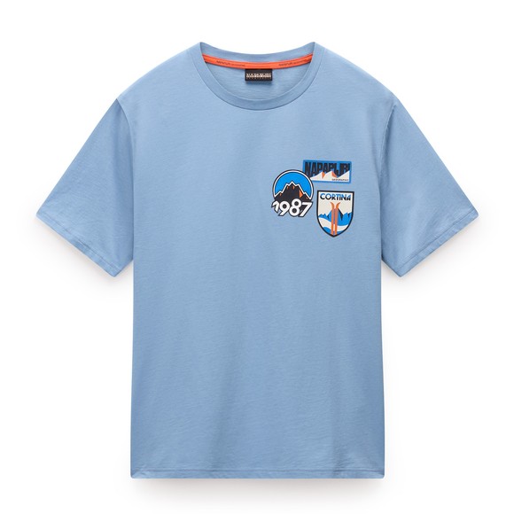 Napapijri Mens Blue S-Montepiana T-Shirt main image