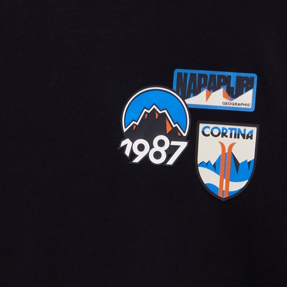 Napapijri Mens Black S-Montepiana T-Shirt main image