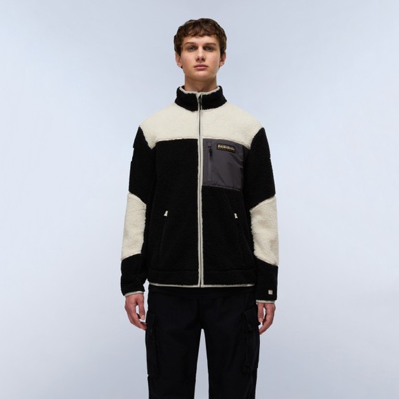 Napapijri Mens Black Yupik FZ 3 Full Zip Fleece  main image