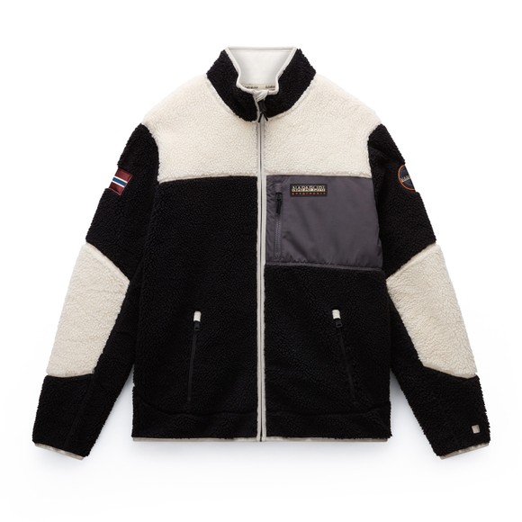 Napapijri Mens Black Yupik FZ 3 Full Zip Fleece  main image