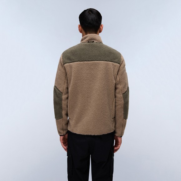 Napapijri Mens Beige Yupik FZ 3 Full Zip Fleece  main image
