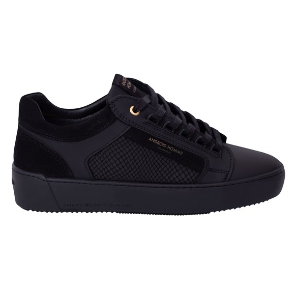 Android Homme Mens Black Venice Rubberised Stealth Cobra Trainer main image